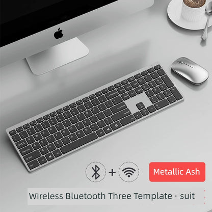 Bluetooth Keyboard Mouse Suit Rechargeable Wireless