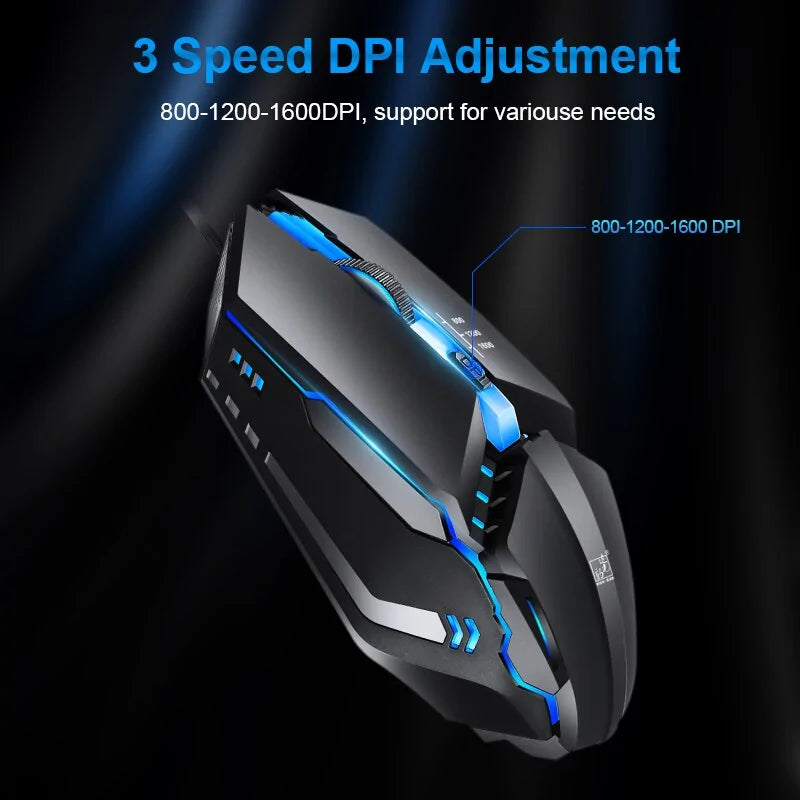 LED Ergonomic Mouse